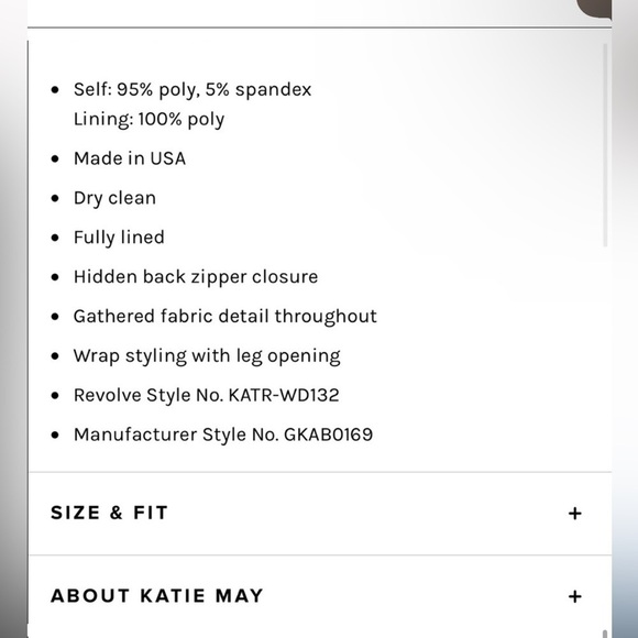 Katie May Sugar Stick Gown in Blush Size M 🌸 NWT - Picture 5 of 14